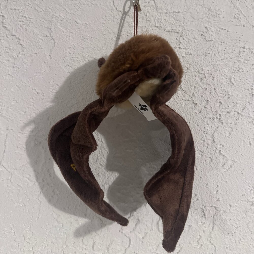Cute Hanging Bat Plush Stuffed Animal Bendable Wings Texas Souvenir - Picture 8 of 12